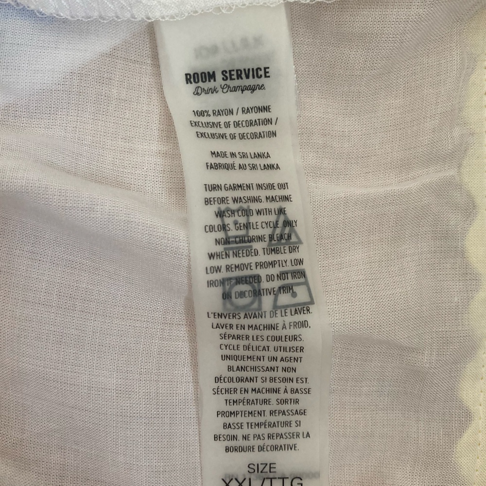Room Service Ric Rac Trim Nightie Dress NWT Sleepwear - Picture 8 of 10